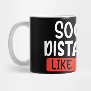 Coronavirus Pandemic Social Distancing Like a Boss Mug